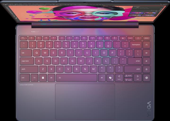 Image du produit Lenovo Yoga 9 2-in-1 Aura Edition (14", Intel Core Ultra 7 258V, 32 Go, 1000 Go, CH)