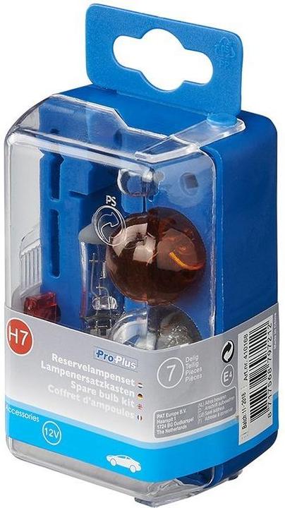 Produktbild ProPlus Lampenersatzkasten H7 7-teilig (21W orange) (T10)