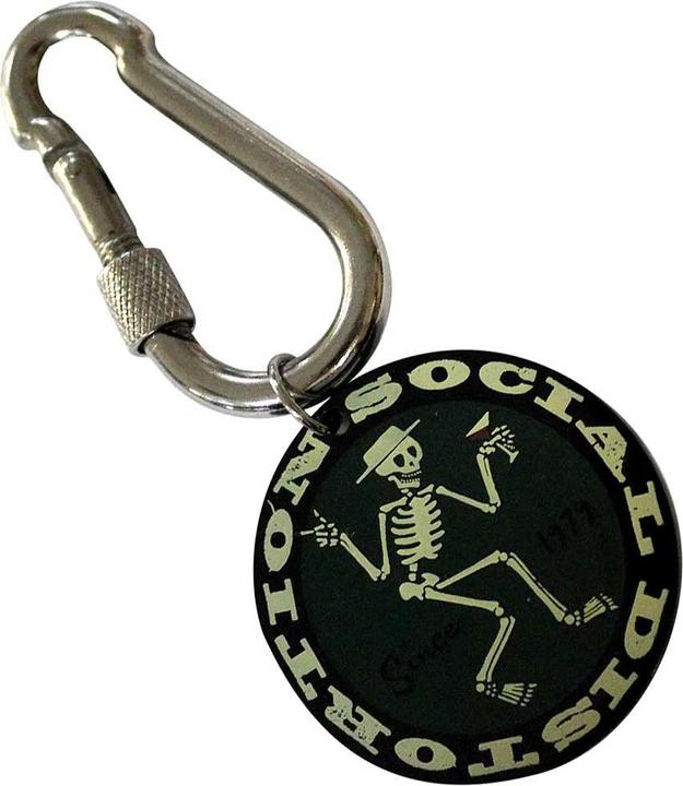 Actual product image Social Distortion Classic Logo Keyring