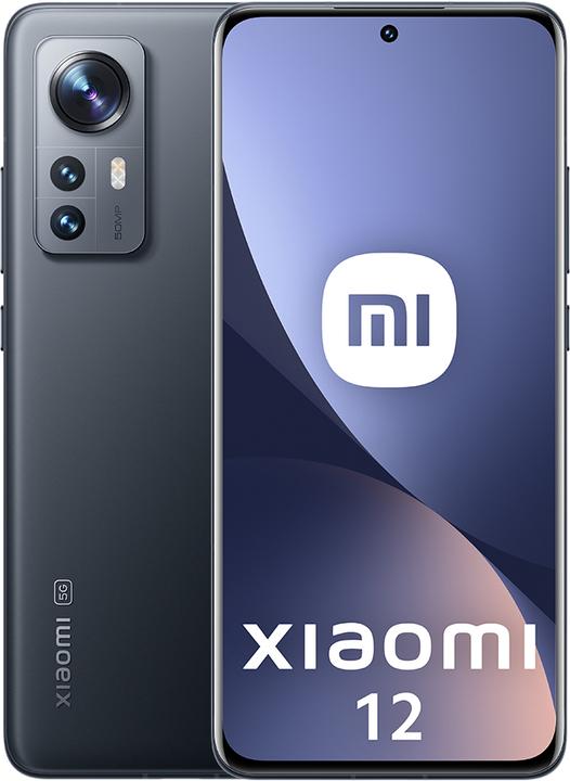 Xiaomi 12 (128 GB, Grey, 6.28", Dual SIM, 50 Mpx, 5G)