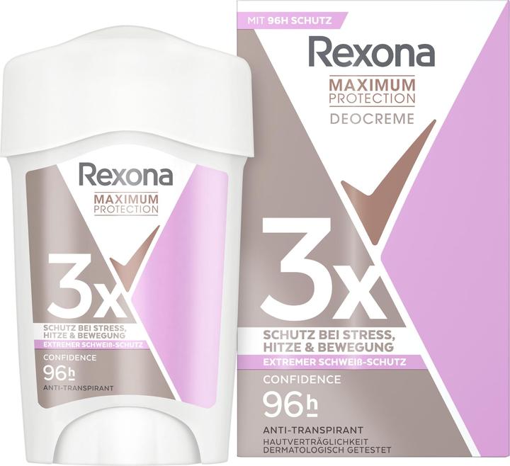 Actual product image Rexona Maximum Protection Confidence (Crème, 45 ml)