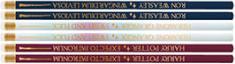 Actual product image Harry Potter: Hogwarts Wands Set of 6 Pencils