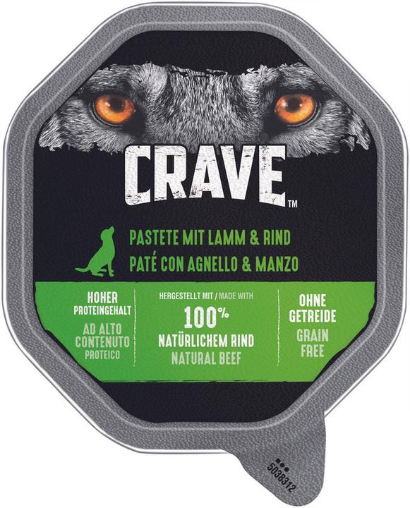 Image du produit Crave Nourriture pour chiens agneau & boeuf bol 150g (Adulte, 1 pcs, 150 g)