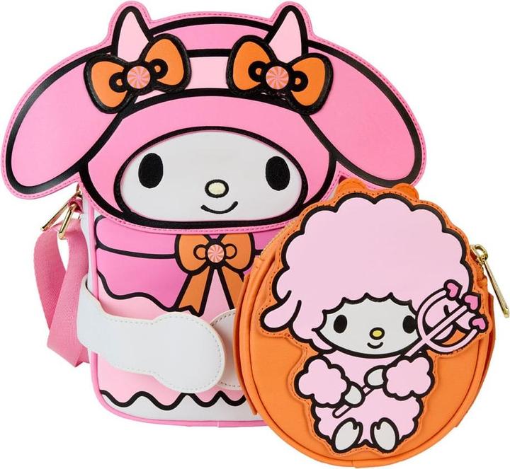 Actual product image Loungefly Sanrio by shoulder bag My Melody Devil Crossbuddies