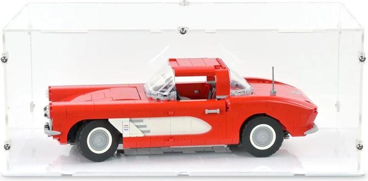 Image du produit iDisplayit Présentoir en acrylique pour LEGO® 10321 Chevrolet Corvette (avec fond blanc)