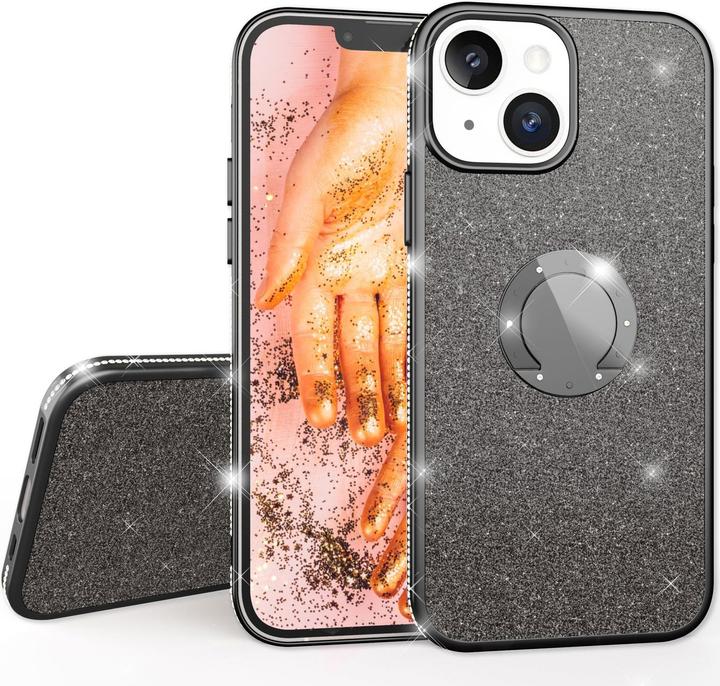 Produktbild Nalia Ring Glitzer Silikon Hülle (Apple iPhone 13)