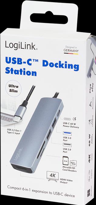 Immagine prodotto LogiLink UA0343 (USB-C, 6 Porti)