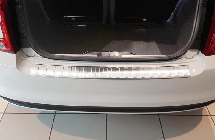 Actual product image ProPlus Stainless steel bumper protection for Fiat 500 from 2015 - / 500 Hybdrid from 2020 - (Rear)