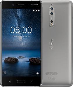 Image du produit Nokia 8 (64 Go, Acier inoxydable, 5.30", SIM simple, 13 Mpx, 4G)
