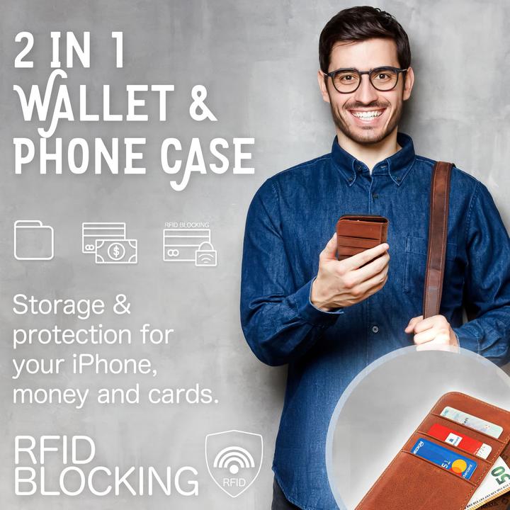 Actual product image Nalia Genuine Leather Flip Case Cover with Magnetic Closure (Samsung Galaxy S23+)