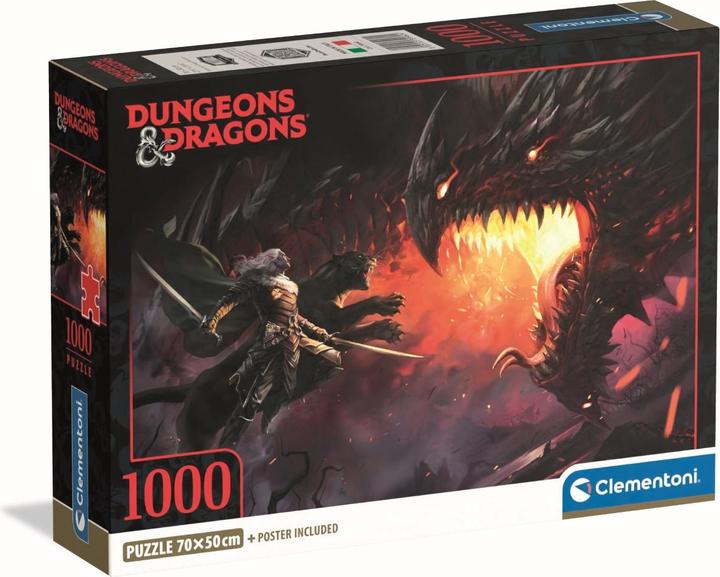 Actual product image Clementoni Dungeons & Dragons jigsaw puzzle 1000 pieces (1000 pieces)