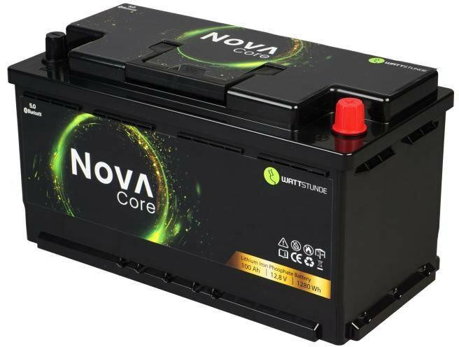 Actual product image Wattstunde Batterie NOVA Core 100 Ah LiFePO4 (12.80 V, 100 Ah)