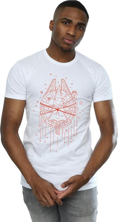 Produktbild Star Wars Millennium Falcon Christmas Tree Delivery TShirt (3XL)