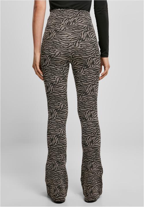 Produktbild Urban Classics Ladies High Waist Zebra Boot Cut Leggings - 14105 (XL)
