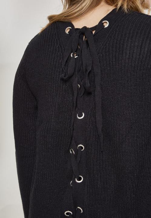 Produktbild Urban Classics Ladies Back Lace Up Sweater (4XL)