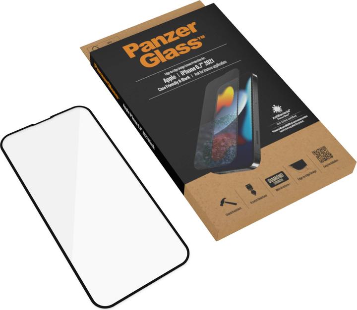 Produktbild PanzerGlass Displayschutz (1 Stück, Apple iPhone 13 Pro Max)