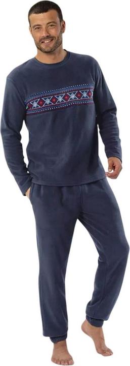 Actual product image Atlas For Men Mens Patterned Microfleece Long Pyjama Set (3XL)
