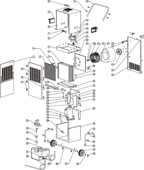 Immagine prodotto Rockair Essiccatore per edifici Drypro BT-120 (ex LE 1200) (120 l/24h)