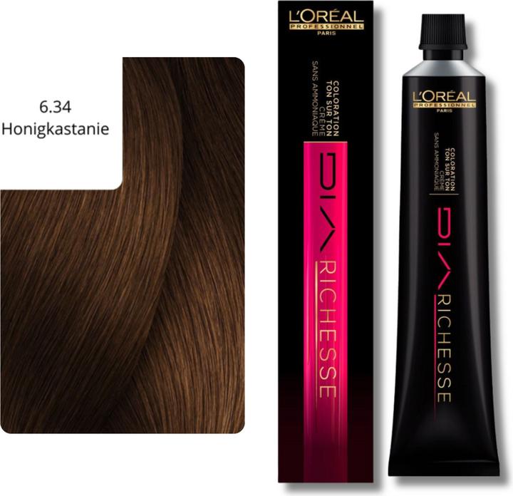 Actual product image L'Oréal Professionnel Dia Richesse (6.34 Marron Honey)
