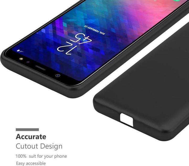 Actual product image Cadorabo TPU Matt Metallic Cover (Samsung Galaxy A6+)