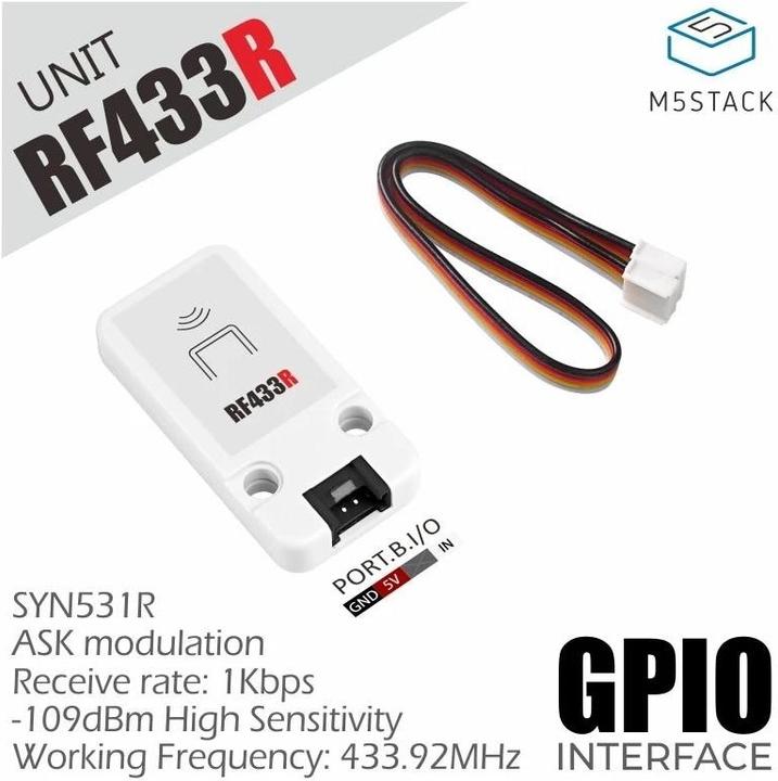 Produktbild M5Stack Empfänger RF Unit 433 MHz SYN513R