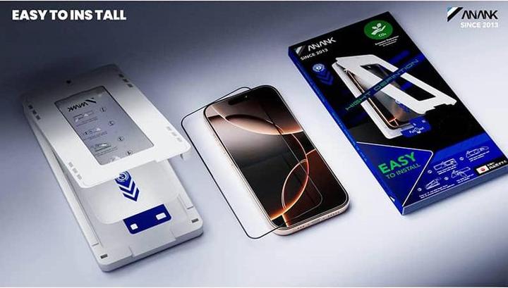 Immagine prodotto Anank - 2.5D Panzerglas HD / Displayschutz - 2X verstärkt - mit Installationsbox für iPhone 16 Pro (1 Pezzo/i, Apple iPhone 16 Pro)