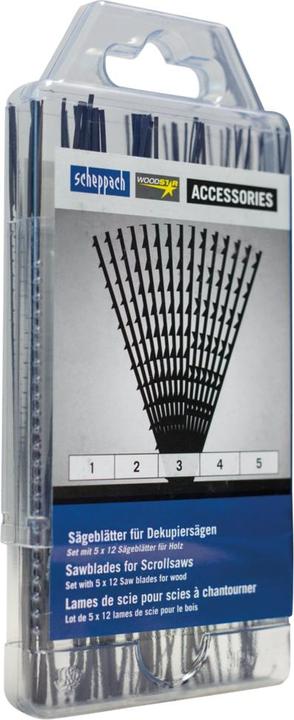 Actual product image Scheppach scroll saw blades