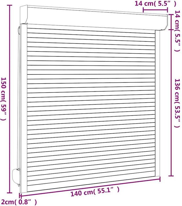 Produktbild VidaXL Helin (140 x 150 cm)
