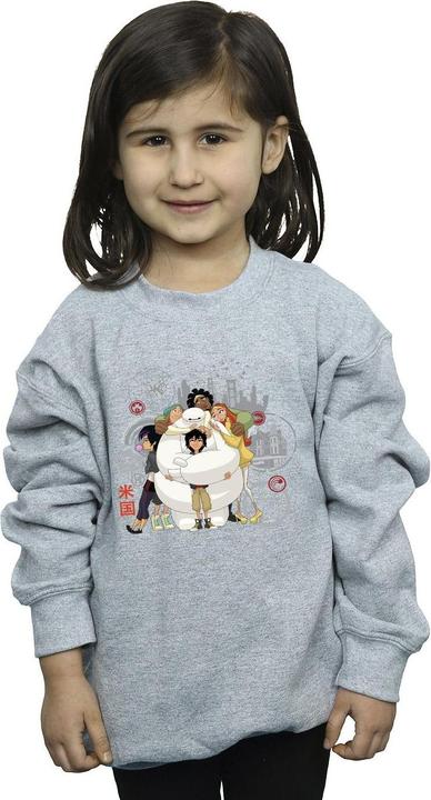 Immagine prodotto Disney Big Hero 6 Baymax Group Hug Felpa Ragazze (128)