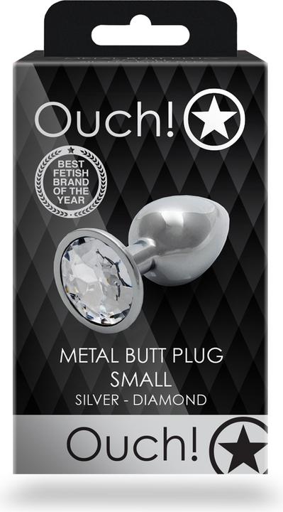 Productafbeelding Ouch! Ronde Gem Butt Plug - Klein