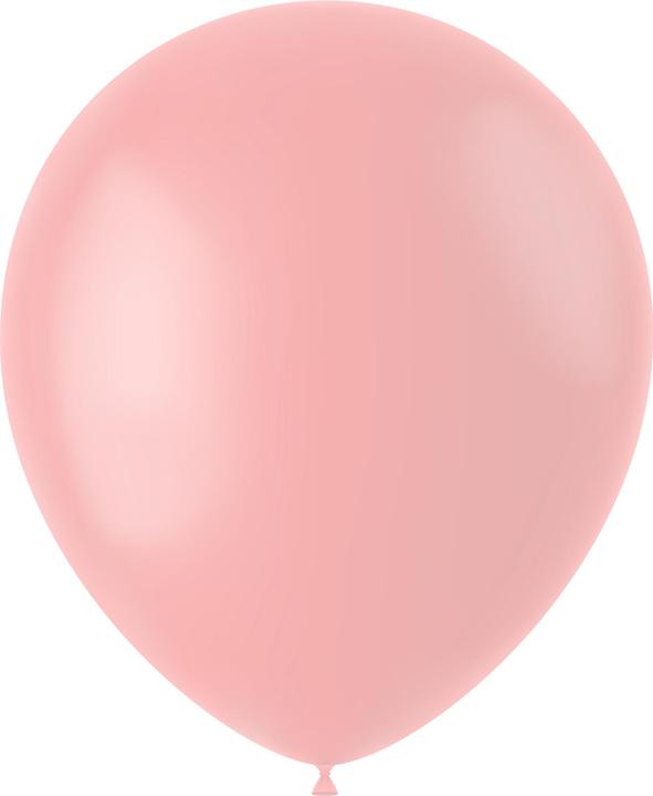 Actual product image Folat Balloons Powder Pink Matt 33cm - 10 Pieces (10 x)