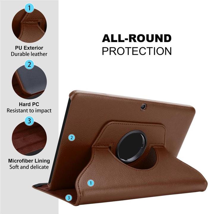 Actual product image Cadorabo Tablet Book Cover (Galaxy Tab 3)