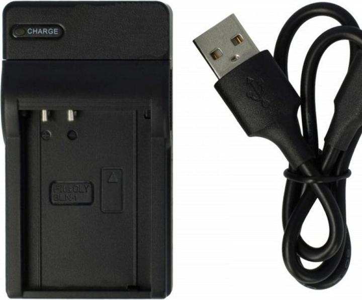 Produktbild AGI USB-Akku-Ladegerät passend für Olympus PS-BLN1 (Kamera Akku Ladegerät)