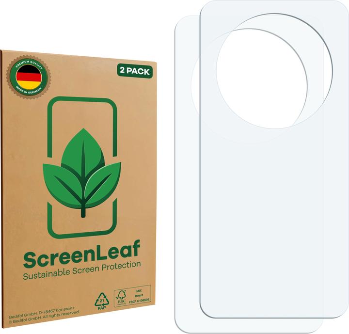 Image du produit ScreenLeaf Film de protection d'écran, Protection d'écran Écologique, Clear, Anti-Rayures (2 pièce(s), Nothing Phone (3a) Pro)