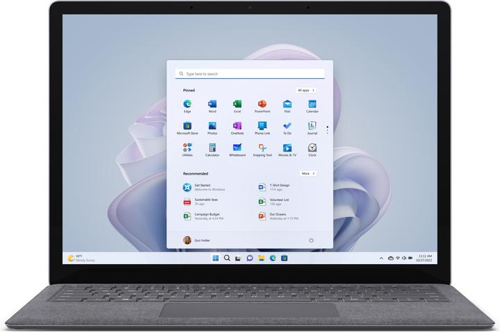 Microsoft Surface Laptop 5 Intel Core i5-1245U 13 pollici 16GB 256GB W10P Platinum Qwerty NL (13.50", Intel Core i5-1245U, 16 GB, 256 GB, Ing. Int.)