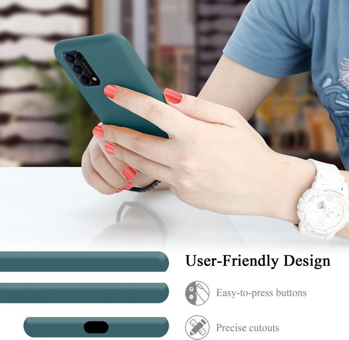 Produktbild Cadorabo TPU Liquid Silicone Case Hülle (Oppo Find X3 Lite)