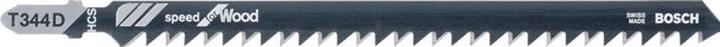 Actual product image Bosch Professional Zubehör Jigsaw blade T 344 D Speed for Wood, 5-pack