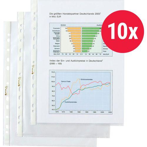 Actual product image Neutral Leaflet cover 224951 top quality 10 pieces (A4, 10 x)