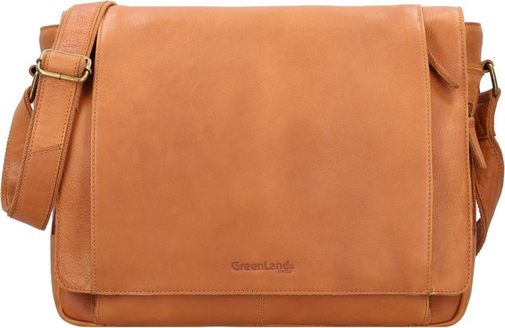 Greenland Nature Nature Messenger Leder 39 cm Laptopfach
