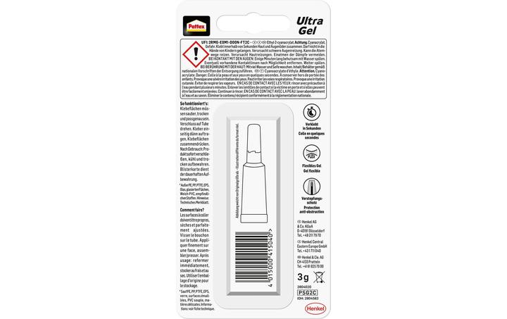 Immagine prodotto Pattex Ultra Gel Mini Trio (1 g)