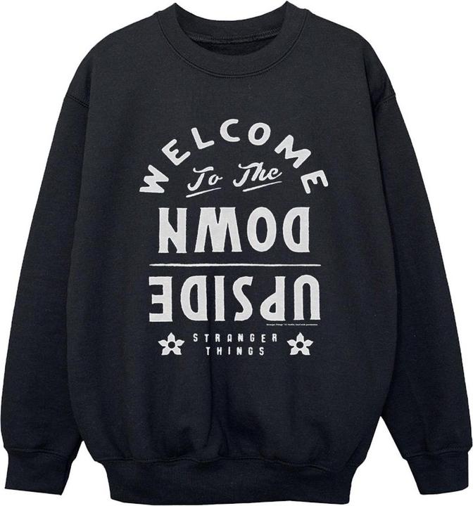 Produktbild Netflix Stranger Things Welcome To The Upside Down Sweatshirt Jungen (140, 146)