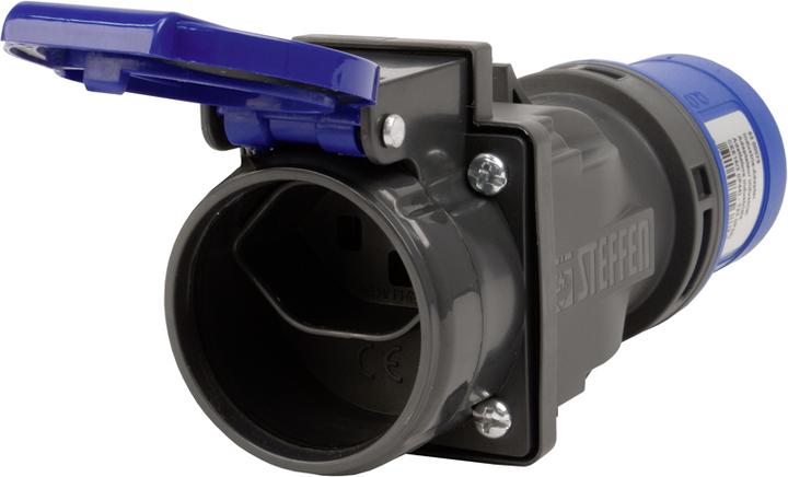 Actual product image Steffen Adapter plug CEE16/3 - T23 (CEE 16/3, Type 23)