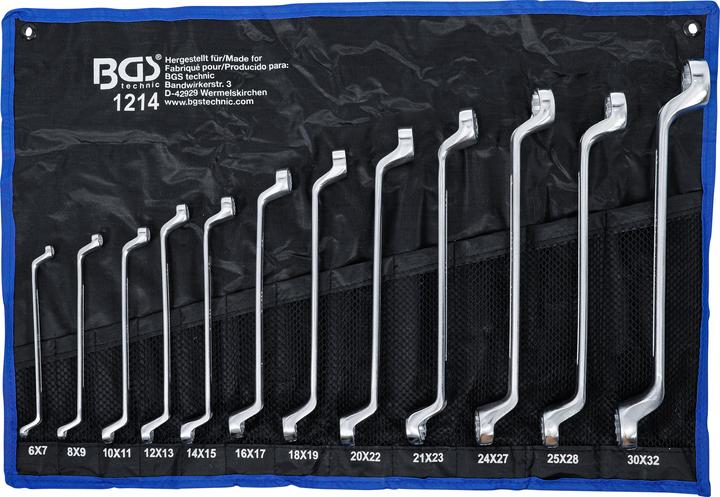 Produktbild BGS Doppel-Ringschlüssel-Satz (19 mm, 6 mm, 12 mm, 24 mm, 14 mm, 22 mm, 16 mm, 23 mm, 10  mm, 21 mm, 18 mm, 27 mm, 7 mm, 17 mm, 11 mm, 15 mm, 26 mm, 30 mm, 8 mm, 28 mm, 9 mm, 29 mm, 13 mm, 20 mm, 25 mm)