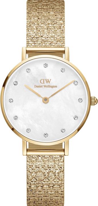 Immagine prodotto Daniel Wellington Classic Petite Lumine Pianoforte pressato Oro Bianco (Orologio da polso analogico, 28 mm)