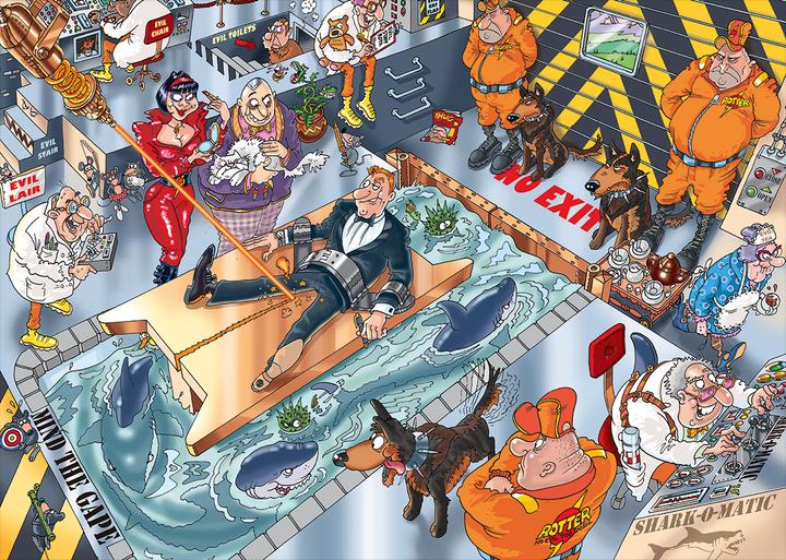 Actual product image Jumbo Puzzle Wasgij Mystery 13 (1000 pieces)