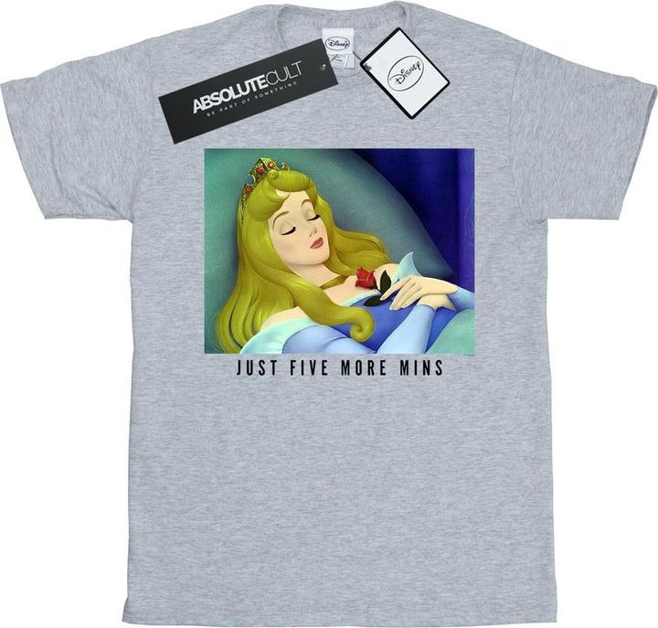 Actual product image Disney Princess Mens Sleeping Beauty Five More Minutes T-Shirt (L)