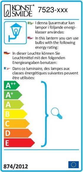 Energy Label Konstsmide Trieste (GU10, IP44)