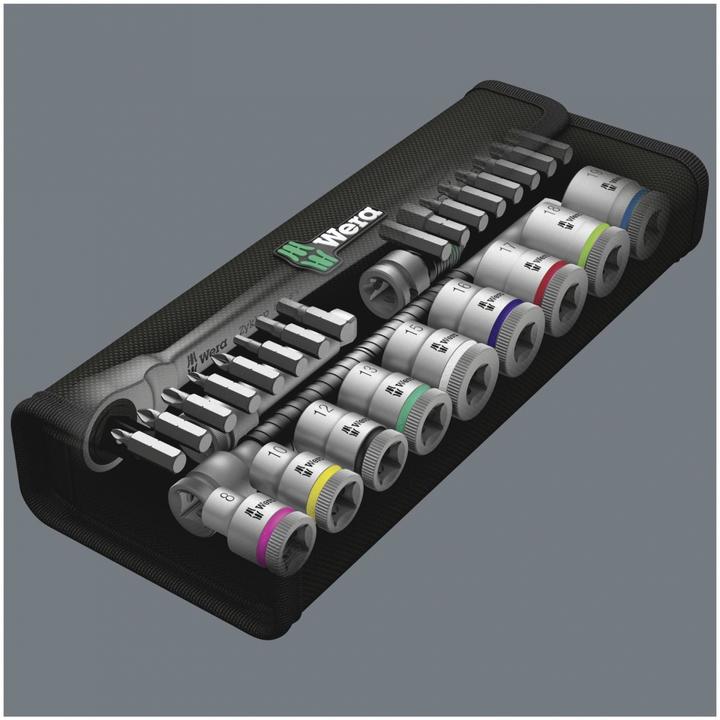 Produktbild Wera 8100 SB 8 Zyklop Metal-Knarrensatz (19 mm, 18 mm, 17 mm, 13 mm, 10  mm, 12 mm, 16 mm, 15 mm)