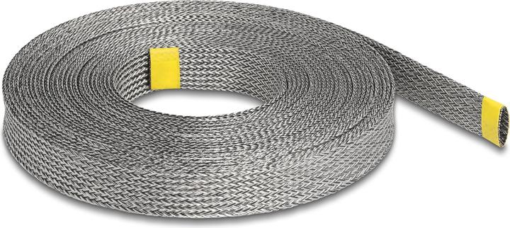 Produktbild Delock Geflechtschlauch zur EMI Abschirmung dehnbar 10 m x 20 mm (Kabelschlauch, 1000 cm)