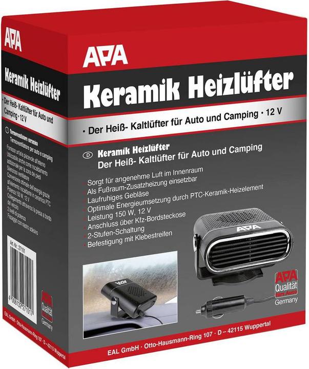 Produktbild APA Keramik Heizlüfter (150 W)